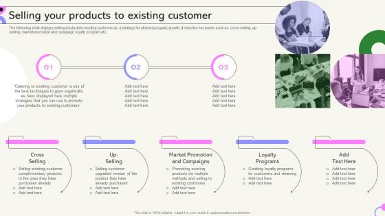 Selling Your Products To Existing Customer Internal Sales Growth Strategy Playbook