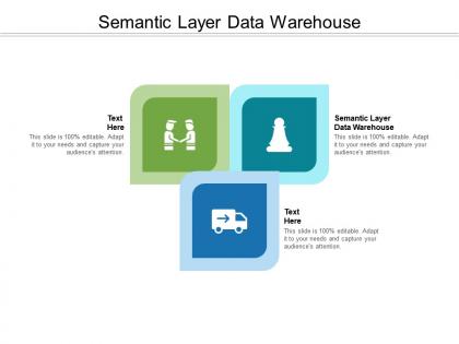 Semantic layer data warehouse ppt powerpoint presentation infographics icon cpb