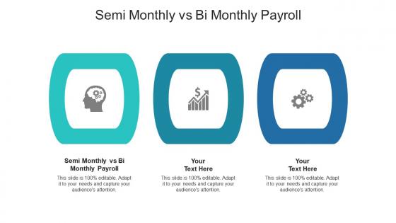Semi monthly vs bi monthly payroll ppt powerpoint presentation infographics objects cpb