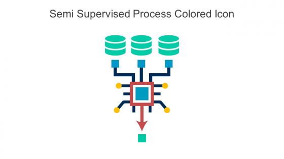 Semi Supervised Process Colored Icon In Powerpoint Pptx Png And Editable Eps Format