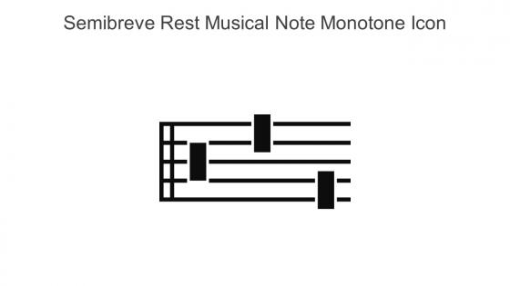Semibreve Rest Musical Note Monotone Icon In Powerpoint Pptx Png And Editable Eps Format