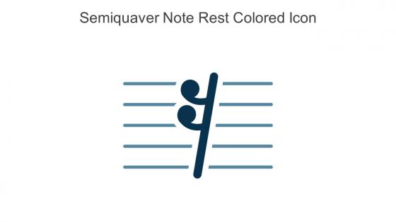 Semiquaver Note Rest Colored Icon In Powerpoint Pptx Png And Editable Eps Format