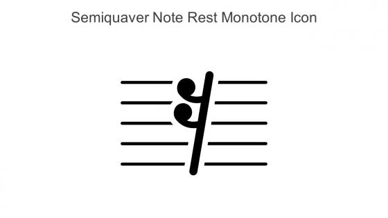 Semiquaver Note Rest Monotone Icon In Powerpoint Pptx Png And Editable Eps Format