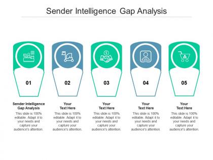 Sender intelligence gap analysis ppt powerpoint presentation pictures layouts cpb