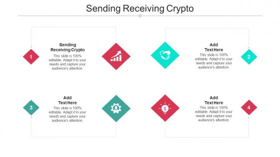 Sending Receiving Crypto Ppt Powerpoint Presentation Icon Demonstration Cpb