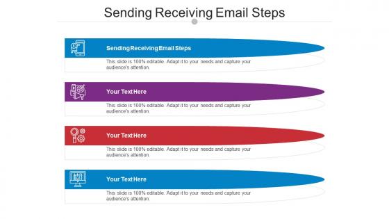 Sending Receiving Email Steps Ppt Powerpoint Presentation Icon Show Cpb