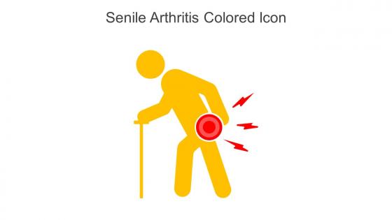 Senile Arthritis Colored Icon In Powerpoint Pptx Png And Editable Eps Format