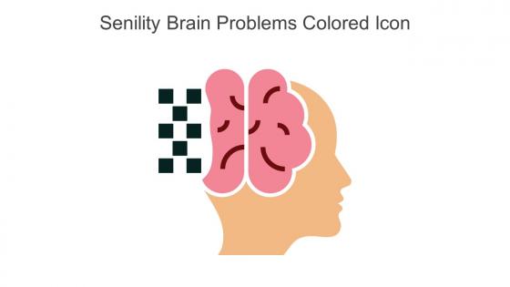 Senility Brain Problems Colored Icon In Powerpoint Pptx Png And Editable Eps Format