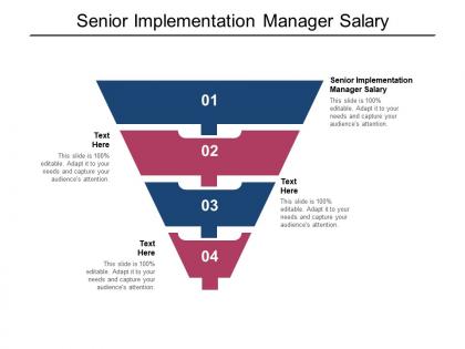 Senior implementation manager salary ppt powerpoint presentation pictures example topics cpb