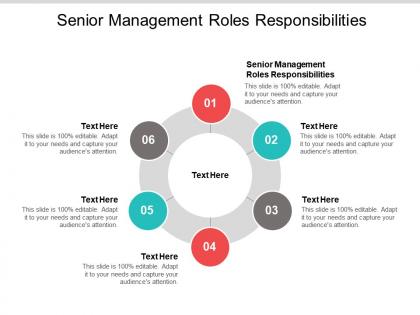 Senior management roles responsibilities ppt powerpoint presentation inspiration model cpb
