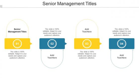 Senior Management Titles In Powerpoint And Google Slides Cpb