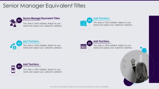 Senior Manager Equivalent Titles In Powerpoint And Google Slides Cpb