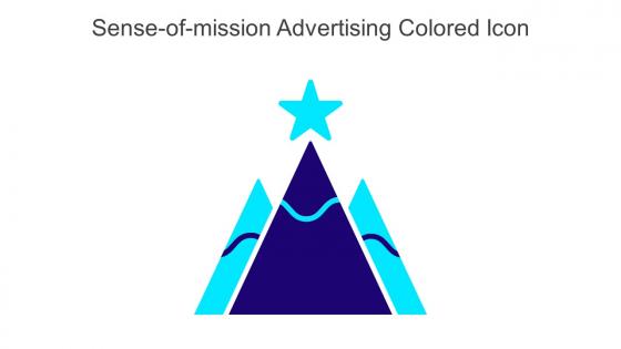 Sense Of Mission Advertising Colored Icon In Powerpoint Pptx Png And Editable Eps Format