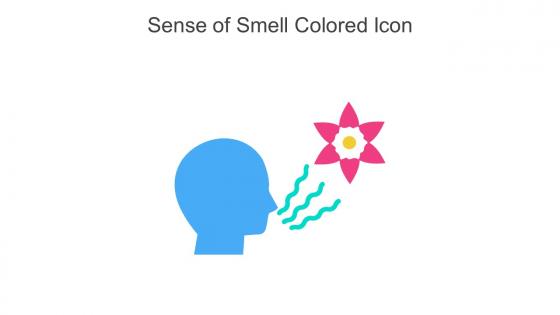 Sense Of Smell Colored Icon In Powerpoint Pptx Png And Editable Eps Format