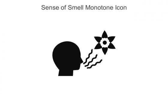 Sense Of Smell Monotone Icon In Powerpoint Pptx Png And Editable Eps Format