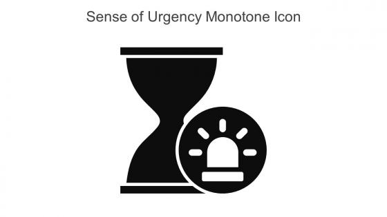 Sense Of Urgency Monotone Icon In Powerpoint Pptx Png And Editable Eps Format