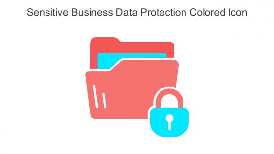 Sensitive Business Data Protection Colored Icon In Powerpoint Pptx Png And Editable Eps Format