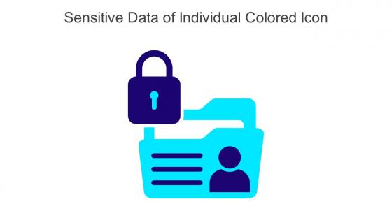 Sensitive Data Of Individual Colored Icon In Powerpoint Pptx Png And Editable Eps Format