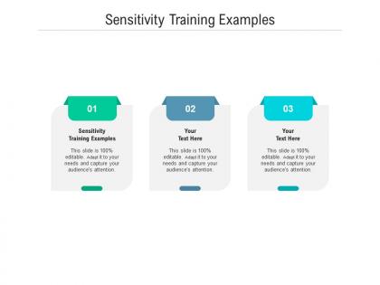 Sensitivity training examples ppt powerpoint presentation gallery infographics cpb