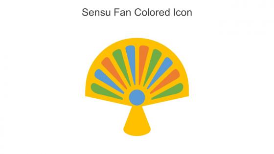 Sensu Fan Colored Icon In Powerpoint Pptx Png And Editable Eps Format