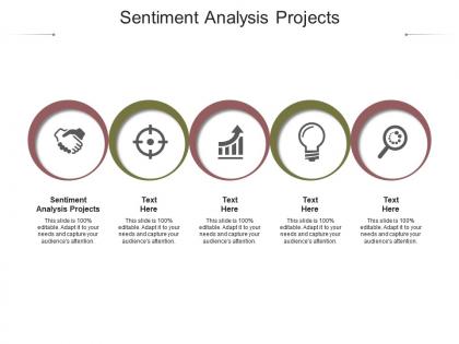 Sentiment analysis projects ppt powerpoint presentation infographics visual aids cpb