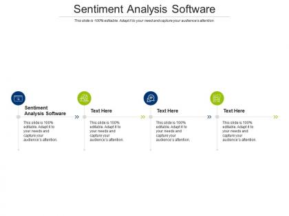 Sentiment analysis software ppt powerpoint presentation pictures graphics tutorials cpb