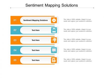 Sentiment mapping solutions ppt powerpoint presentation summary display cpb