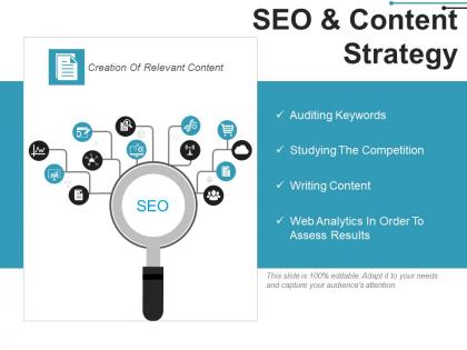 Seo and content strategy example of ppt