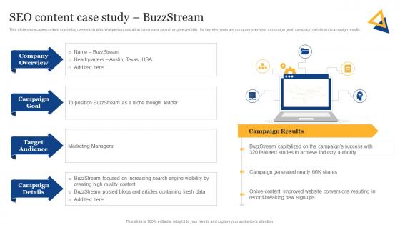 SEO Content Plan To Improve Online SEO Content Case Study Buzzstream Strategy SS