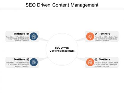 Seo driven content management ppt powerpoint presentation summary cpb