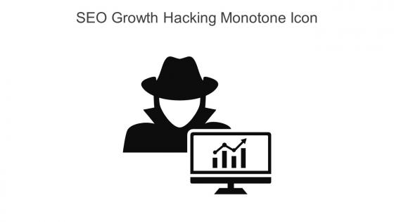 SEO Growth Hacking Monotone Icon In Powerpoint Pptx Png And Editable Eps Format
