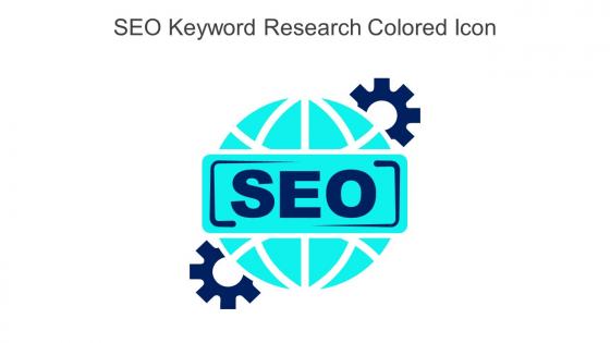 SEO Keyword Research Colored Icon In Powerpoint Pptx Png And Editable Eps Format