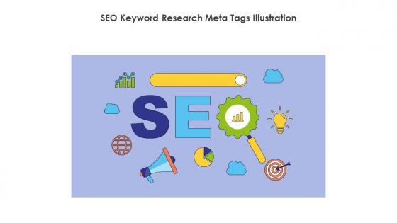 SEO Keyword Research Meta Tags Illustration