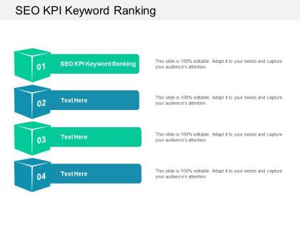Seo kpi keyword ranking ppt powerpoint presentation show clipart images cpb