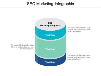 Seo marketing infographic ppt powerpoint presentation outline template cpb