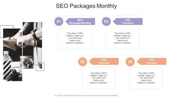 SEO Packages Monthly In Powerpoint And Google Slides Cpb