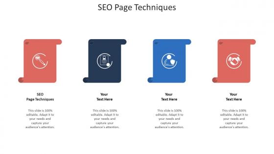 Seo page techniques ppt powerpoint presentation infographics graphic images cpb