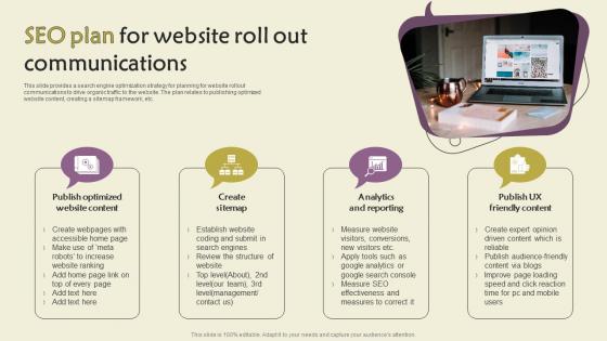 SEO Plan For Website Roll Out Communications