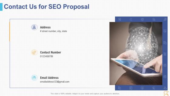 Seo proposal template contact us for seo proposal