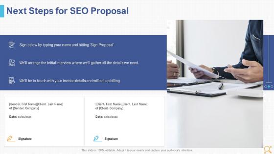 Seo proposal template next steps for seo proposal