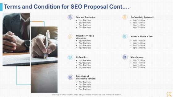 Seo proposal template terms and condition for seo proposal cont
