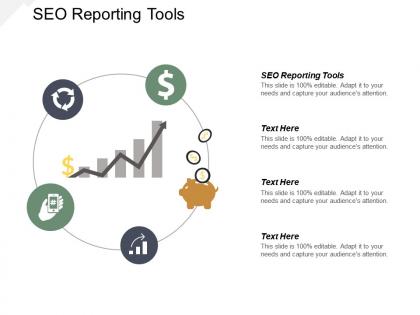 Seo reporting tools ppt powerpoint presentation icon master slide cpb