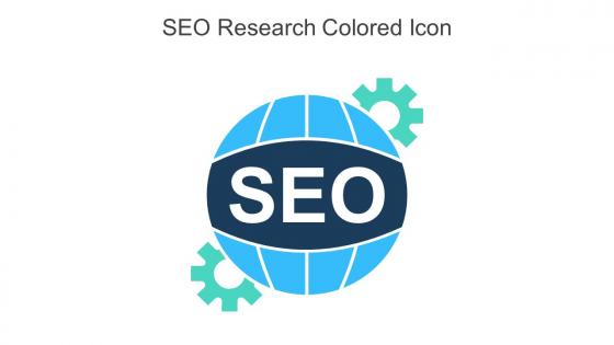 SEO Research Colored Icon In Powerpoint Pptx Png And Editable Eps Format