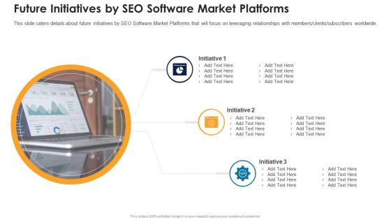 Seo software market industry pitch deck future initiatives by seo software market platforms