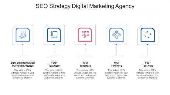 Seo strategy digital marketing agency ppt powerpoint presentation show guide cpb