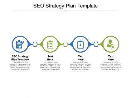 Seo strategy plan template ppt powerpoint presentation icon file formats cpb