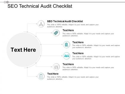 Seo technical audit checklist ppt powerpoint presentation pictures cpb