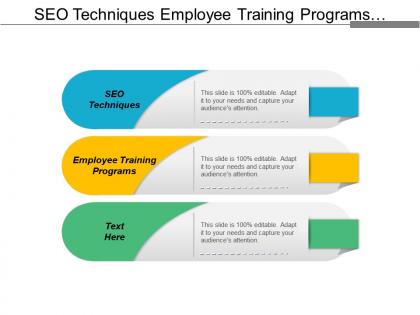 Seo techniques employee training programs customer information management
