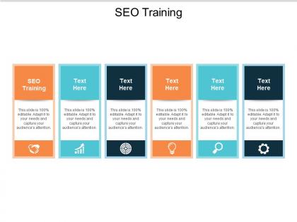 Seo training ppt powerpoint presentation outline deck cpb
