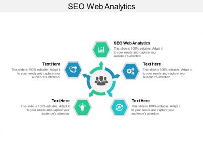 Seo web analytics ppt powerpoint presentation infographics designs download cpb